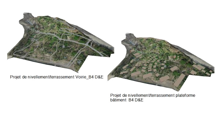 Projet de nivellement / terrassement B4D&E